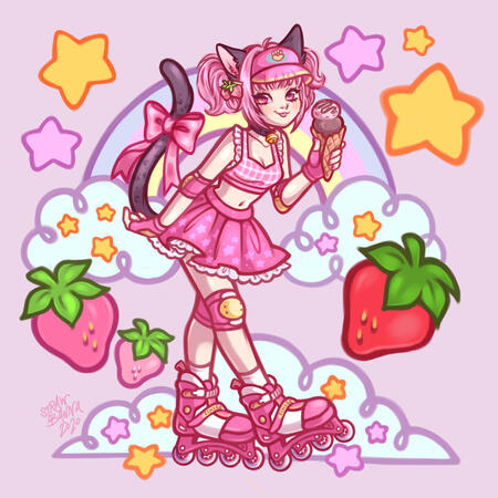 Strawberry Sweets - Fanwork, 2021